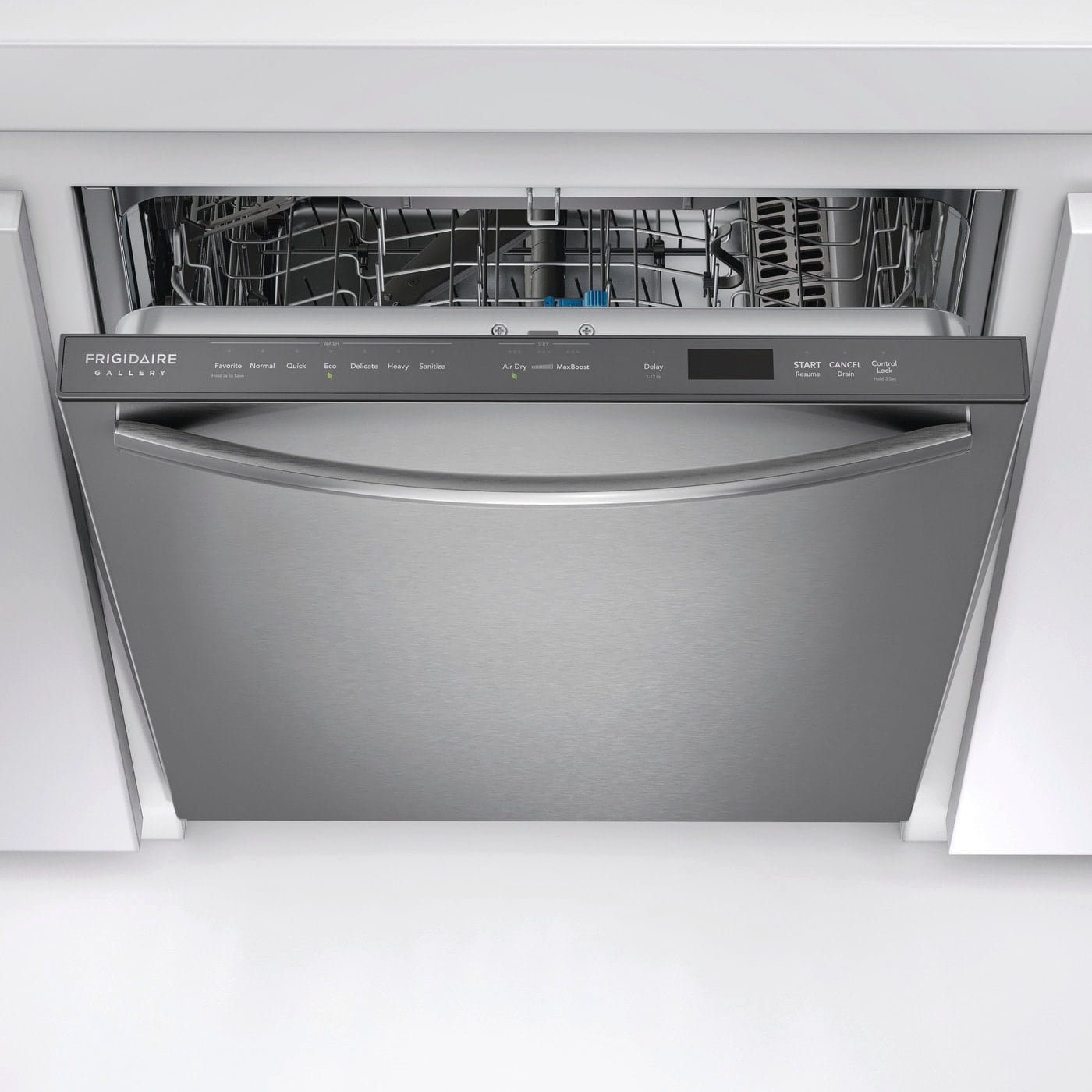Frigidaire Gallery 24″ Dishwasher with CleanBoost, Stainless Steel