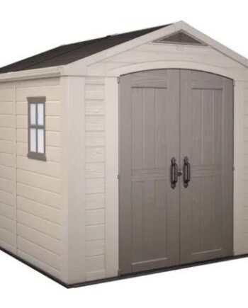 Keter Factor 8×8 Foot Large Resin Outdoor Shed