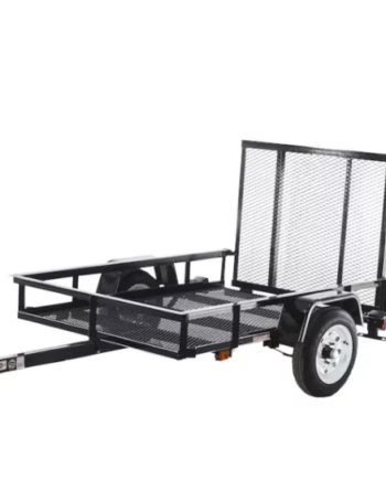Carry-On Trailer 4′ x 7′ Mesh Floor Utility Trailer with Gate
