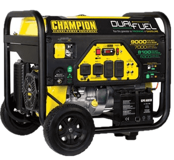 Champion 100155 7000W/9000W Dual Fuel Electric Start Generator Manufacturer RFB