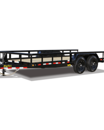 Big Tex Heavy Duty Tandem Axle Pipe Top Utility Trailer | 14PI