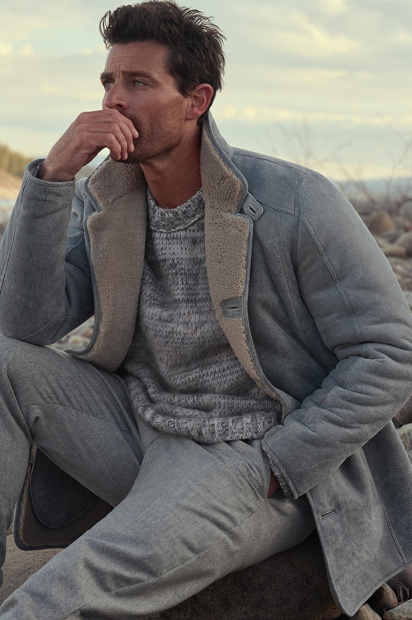 Pierre Sheepskin Coat