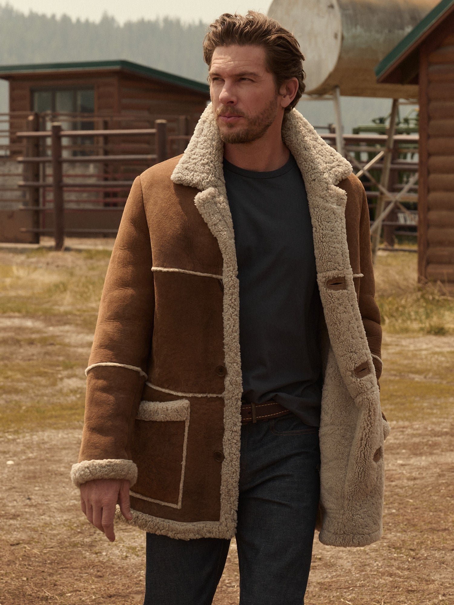 Maverick Sheepskin Rancher Coat