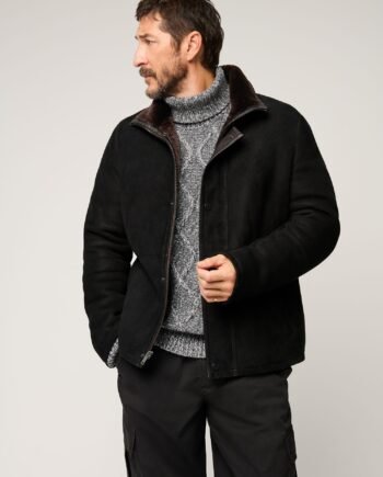 Miles Hooded Sheepskin Coat