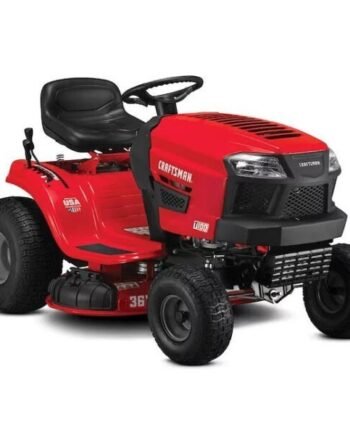 36″ Riding Lawn Mower – 11.5HP Gas Engine, Compact Residential Mower