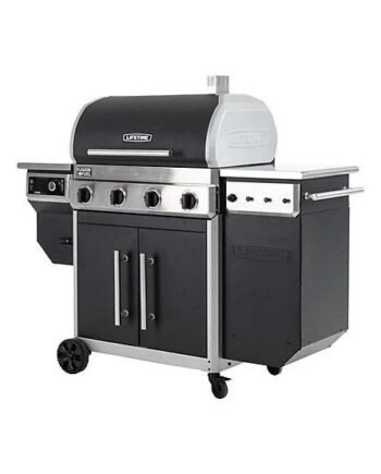 Lifetime 742 sq. in. Pellet Smoker and Grill Combo