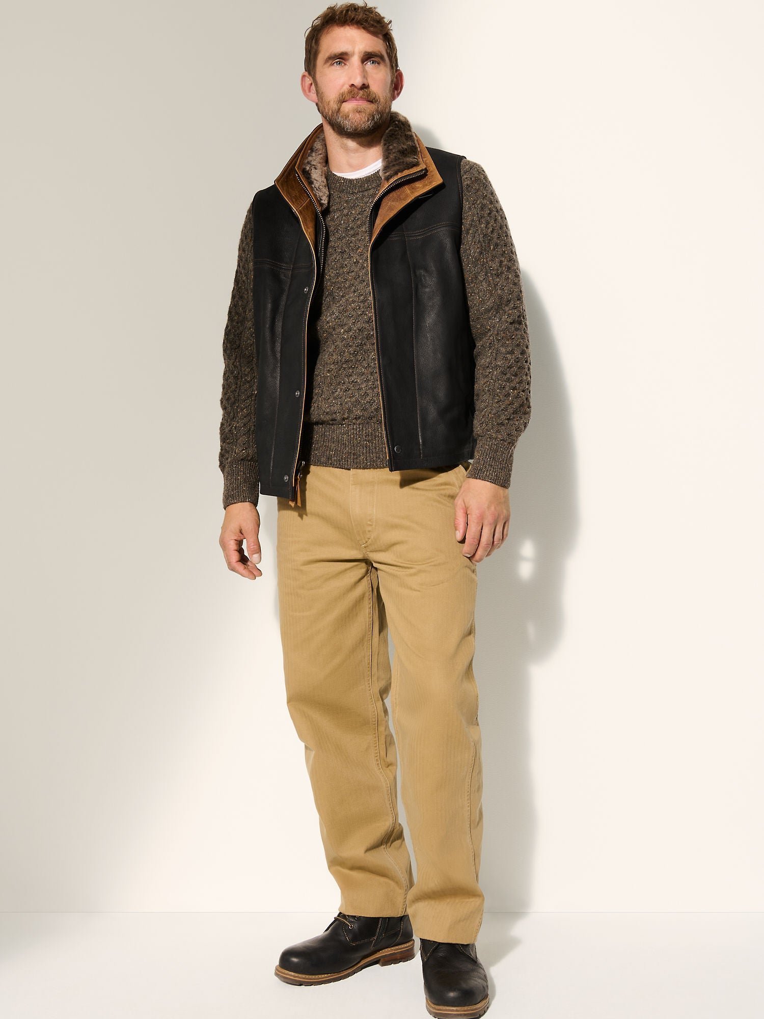 Trekker Leather Vest