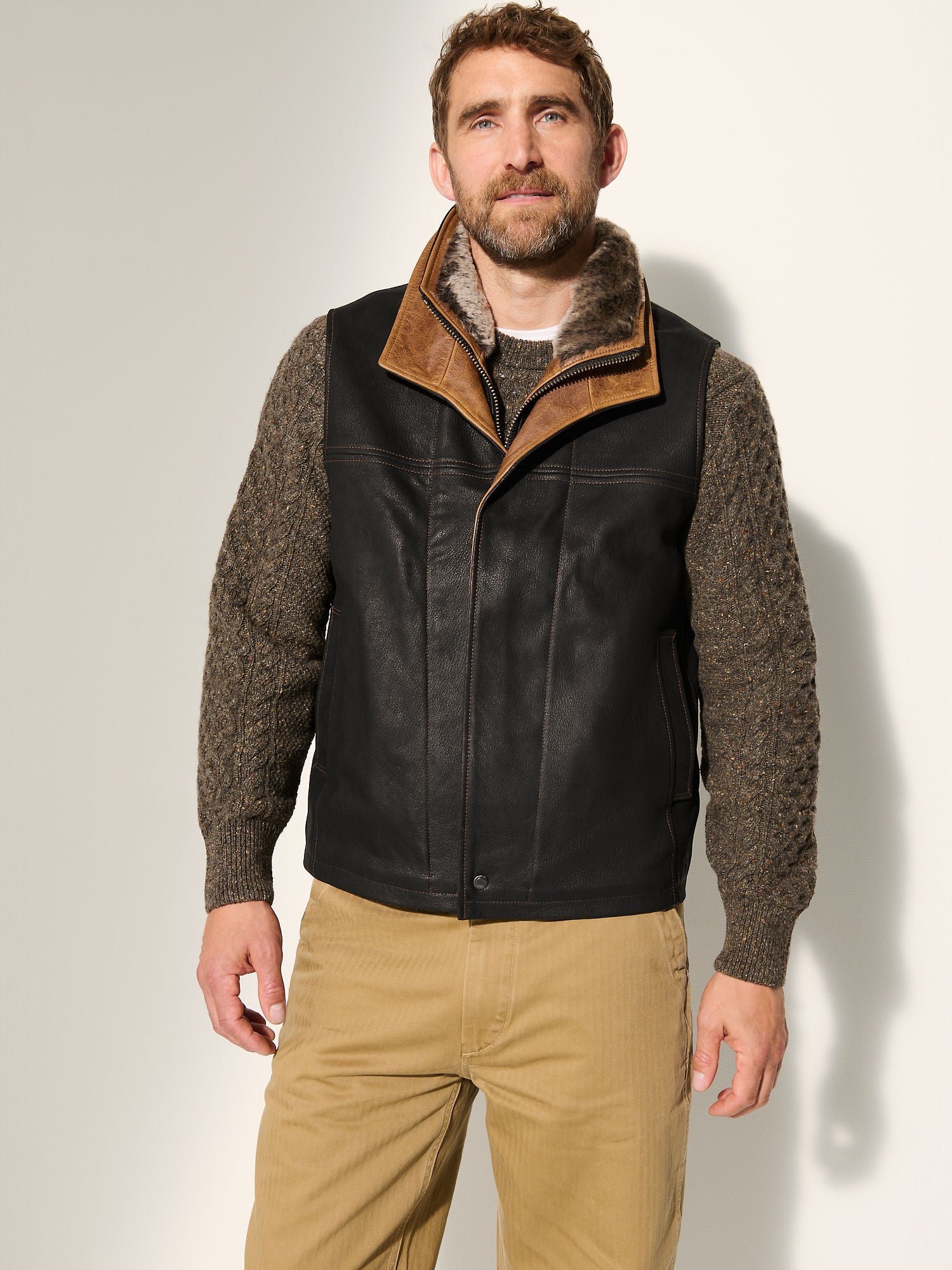 Trekker Leather Vest