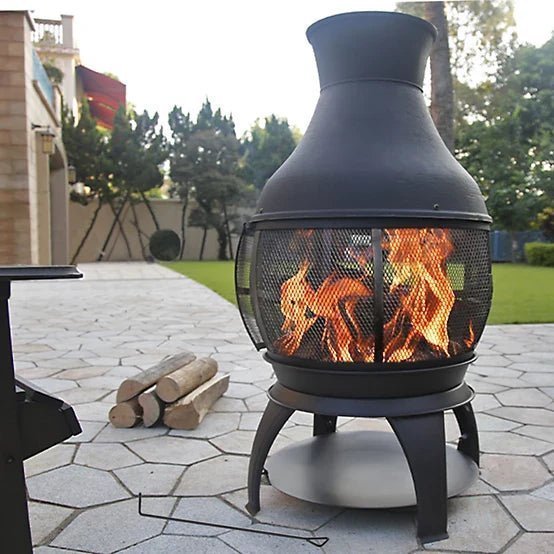 HeatMaxx 45 in. Outdoor Wood-Burning Chiminea