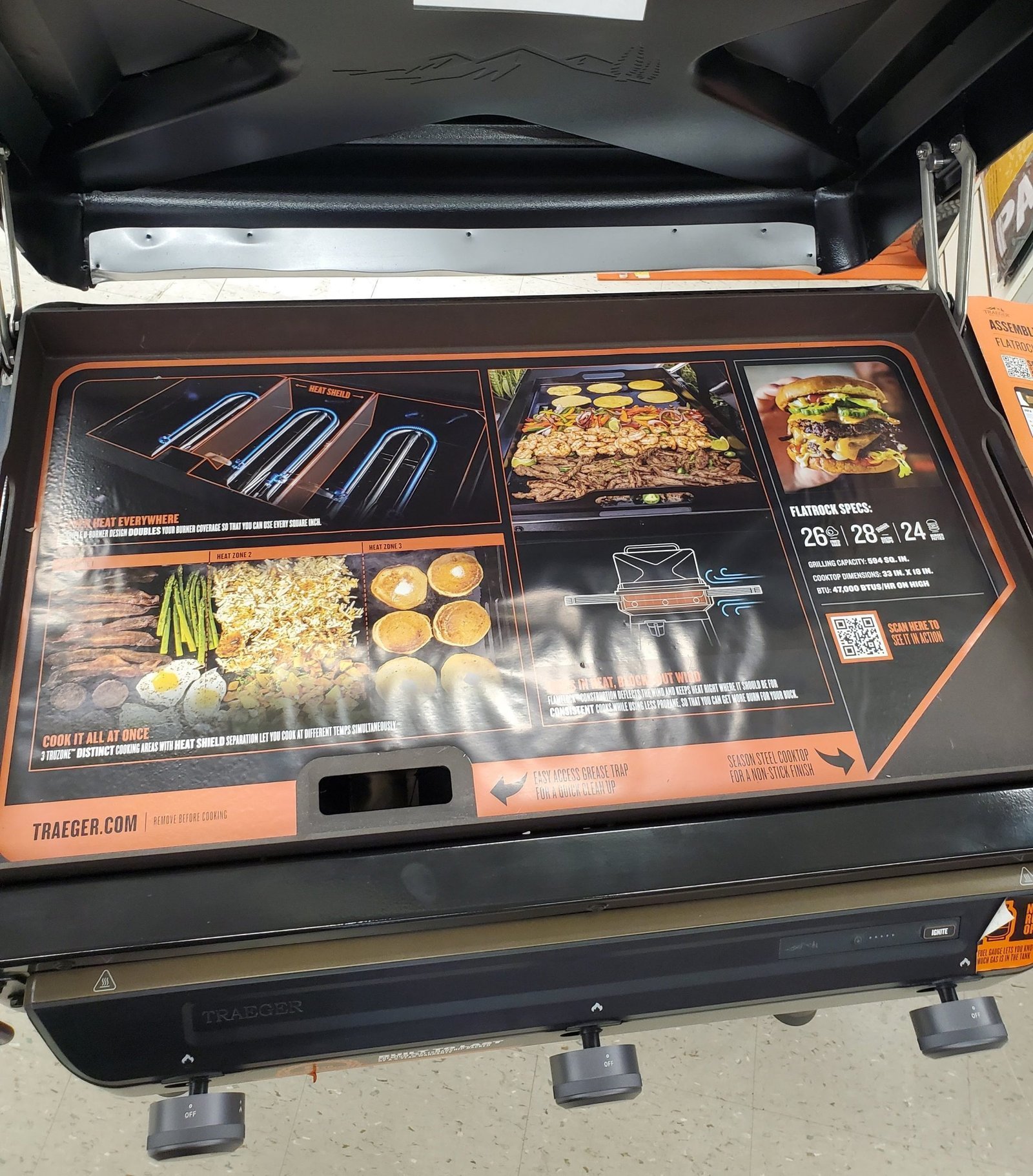 Outlet Traeger Flat Top Grill Flatrock™ Griddle