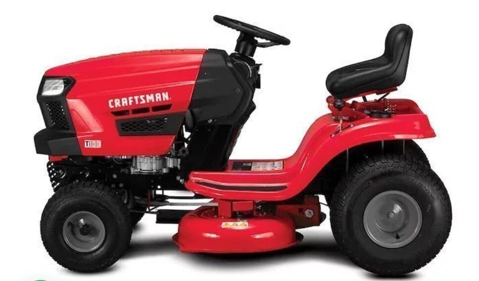 CRAFTSMAN T100 36″ 11.5-HP Riding Lawn Mower