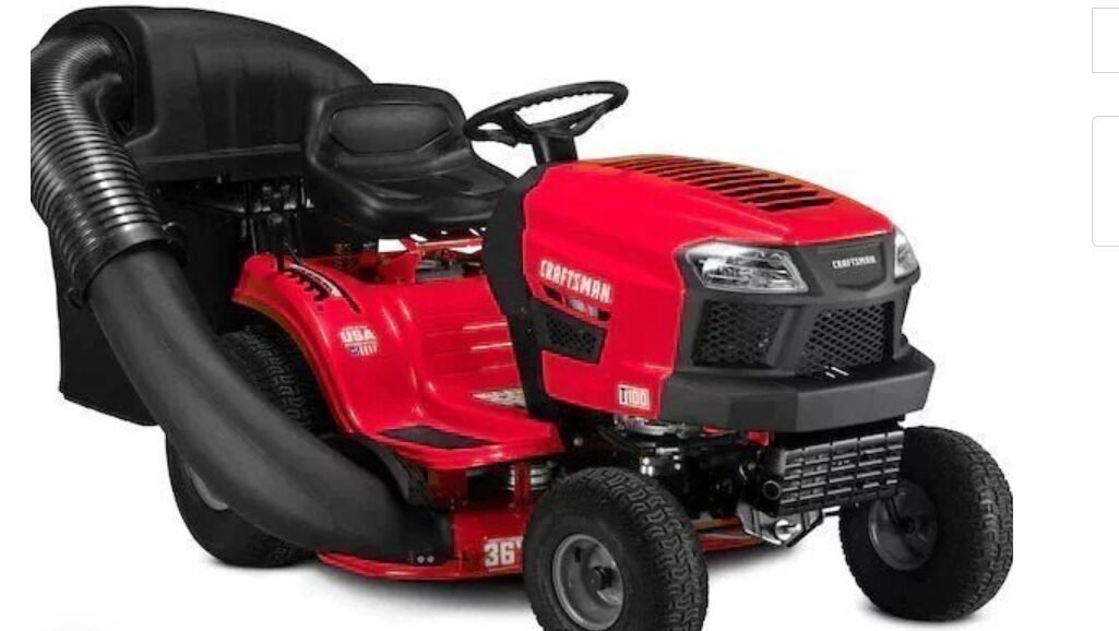 CRAFTSMAN T100 36″ 11.5-HP Riding Lawn Mower