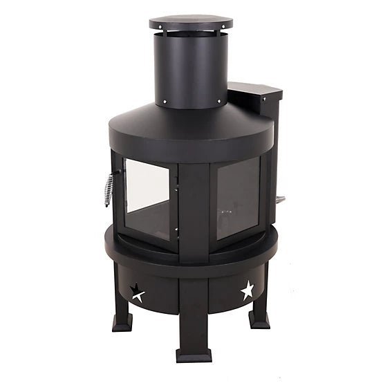 Even Embers Pellet Chiminea, 100 sq. ft., 70,000 BTU