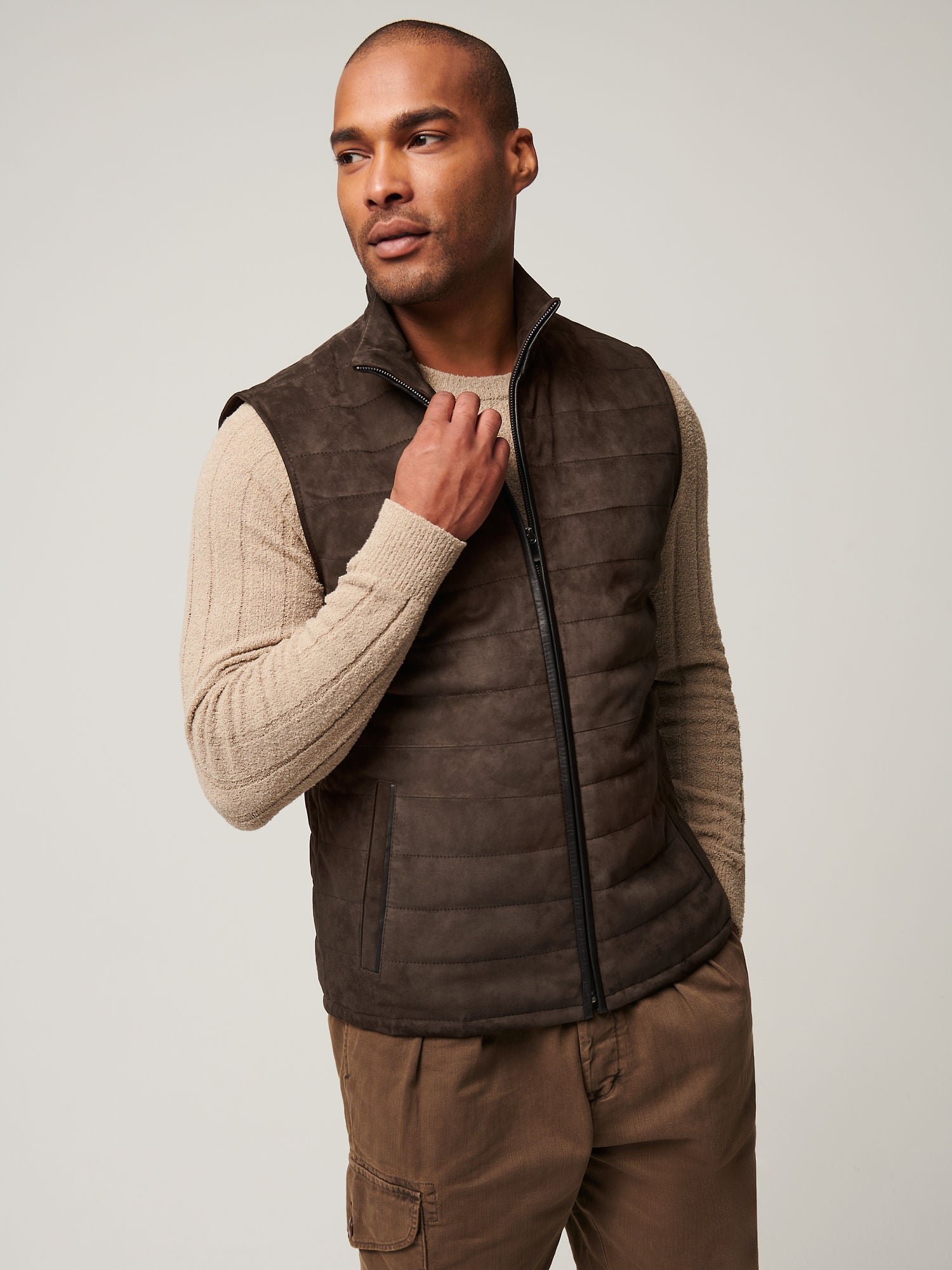 Gavin Suede Leather Vest