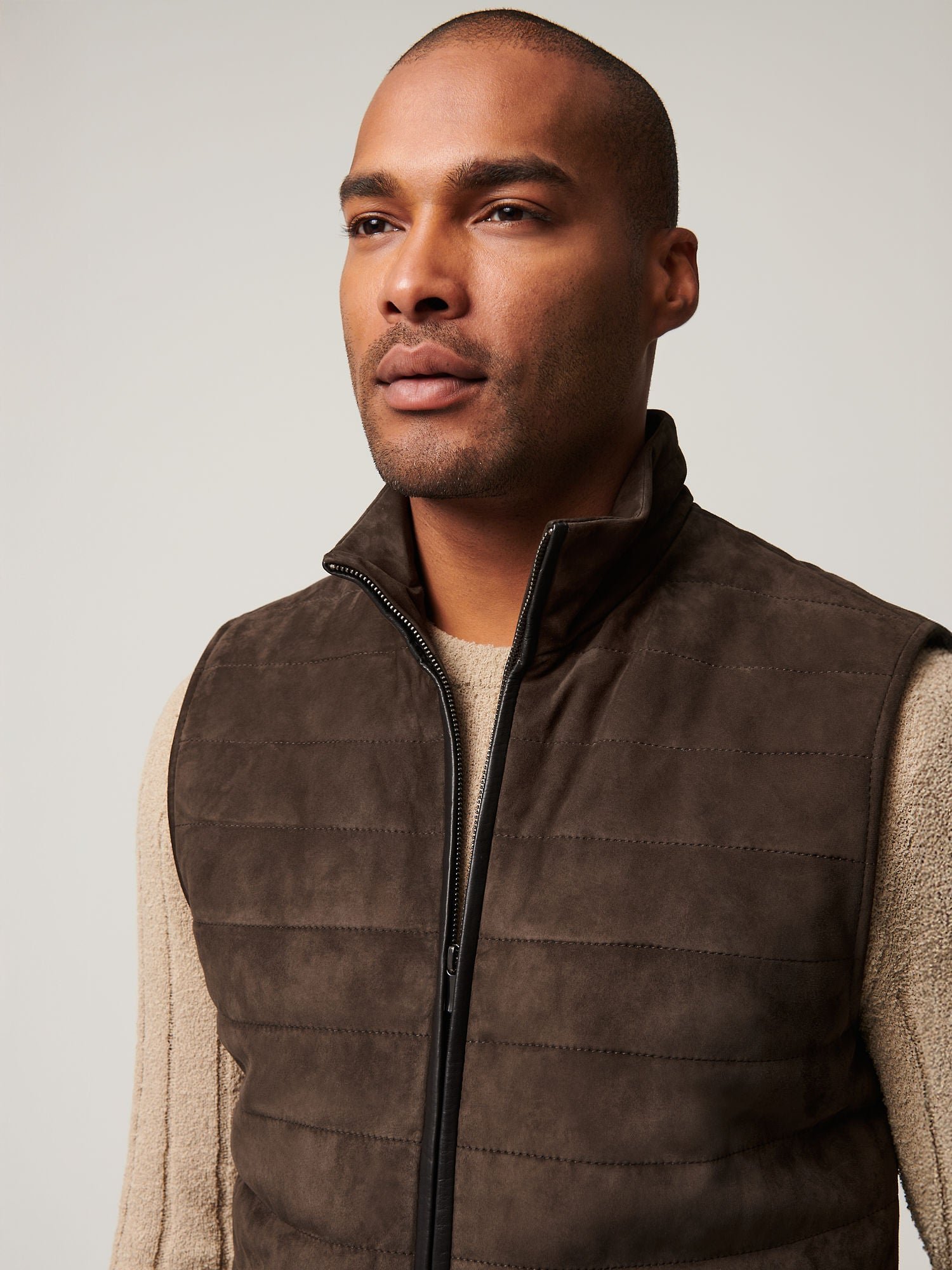 Gavin Suede Leather Vest