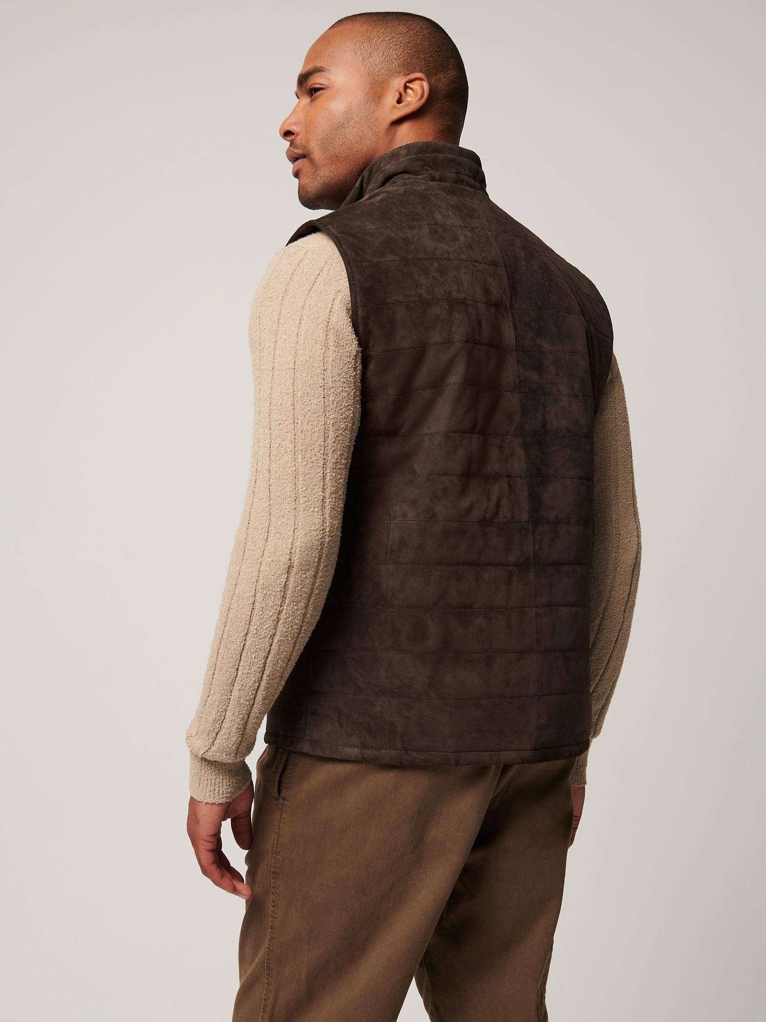 Gavin Suede Leather Vest