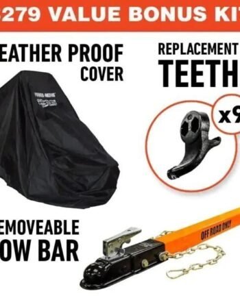 Power King 11 in. 14 HP Commercial Kohler Gas Powered Stump Grinder with Extra Set of Teeth and Precision Control Brake – Seacayago