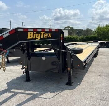 Big Tex 22GN 35' Tandem Dual Gooseneck Trailer with Mega Ramps – 35D5A-MRBK