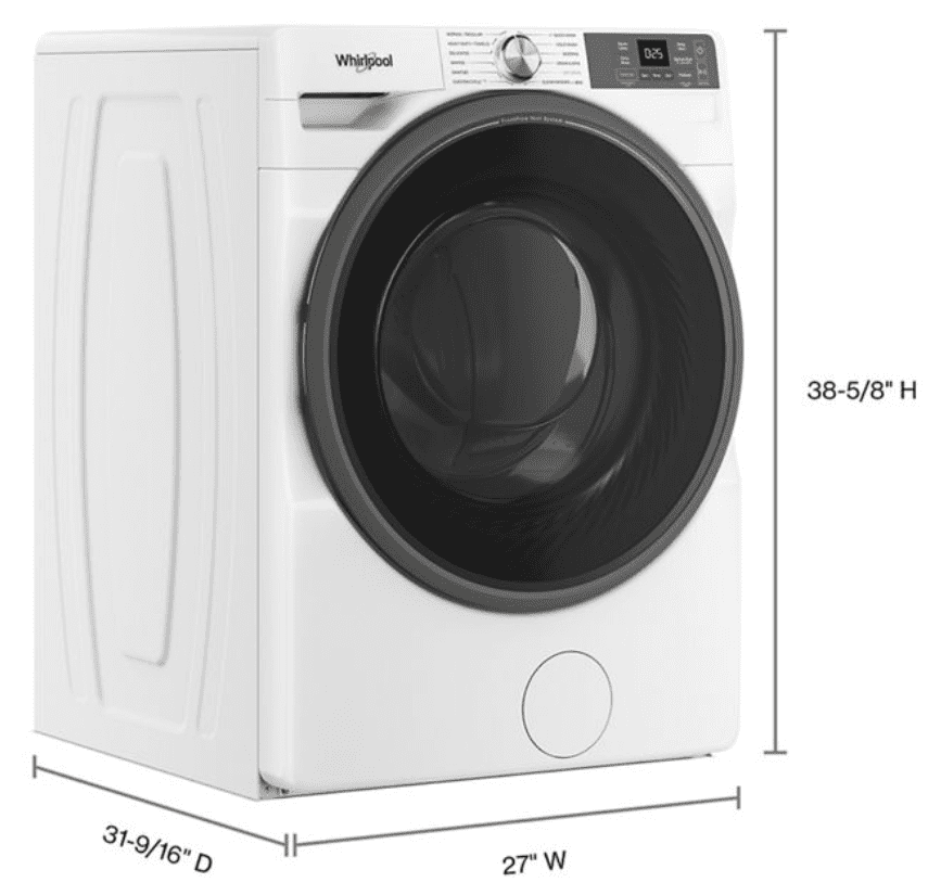 Whirlpool WFW5720RW 4.5 cu. ft. Smart Front Load Washer FreshFlow Vent System