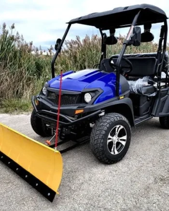 400cc GVX Gas Golf Cart UTV 4×4 With Snow Plow & Rear Flip Seat – All Wheel Drive ATV