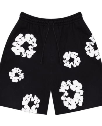 Denim Tears The Cotton Wreath Shorts 'Black'