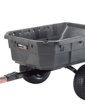 Ohio Steel ATV CARTS 12.5 cu. ft. Poly ATV Cart, 1250 lb. capacity w/ swivel dump #4048PS-ATV