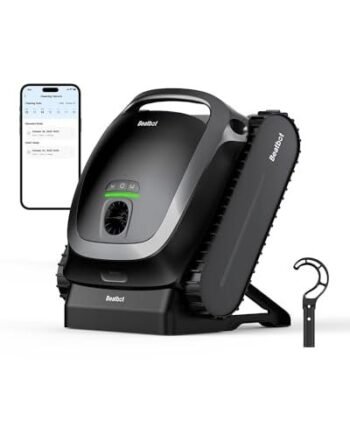 Beatbot AquaSense Cordless Robotic Pool Vacuum Cleaner – Intelligent Path Opimization, Cleans Floor, Walls, and Waterline – Ideal for Above & In-Ground Pools up to 2,260 sq.ft.