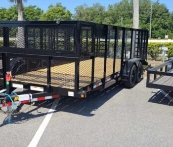 20 Foot Big Tex Landscaping Special Black Equipment Trailer (10LR-20BK-P4)