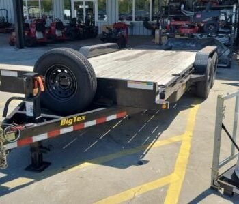 18 Foot Big Tex Black Heavy Duty Tandem Axle Equipment Trailer (14ET-18BK-MR)