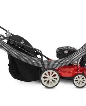 Troy-Bilt 24 in. Leaf Vacuum Head 1.5 in. Chipping Capacity Gas Powered Chipper Shredder Vacuum with High Rear Wheels
