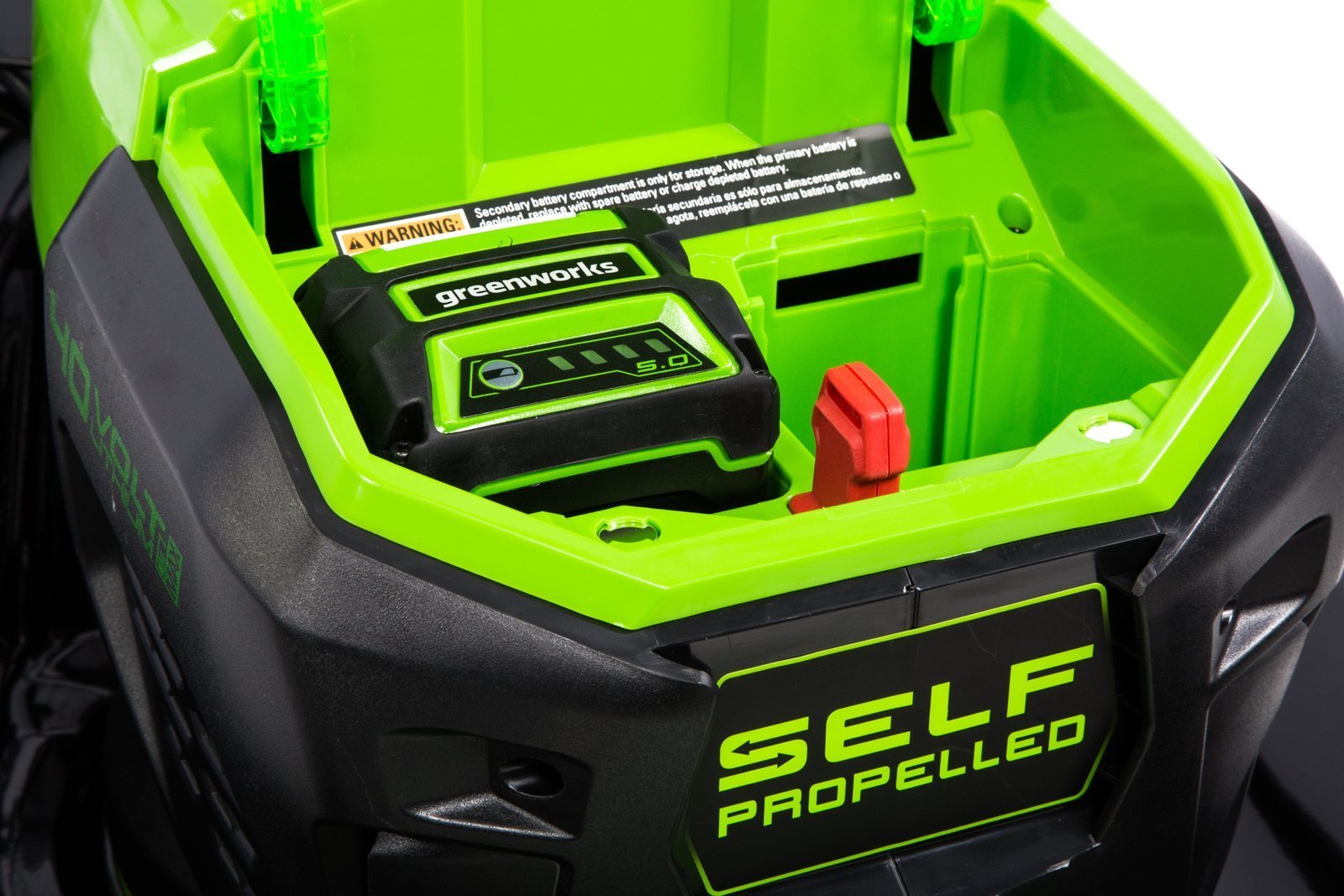 Greenworks Self-Propelled 21-inch Brushless Lawn Mower 40V with 5Ah Battery and Charger