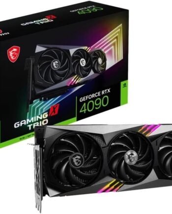 MSI Gaming GeForce RTX 4090 24GB GDRR6X 384-Bit HDMI/DP Nvlink Tri-Frozr 3 Ada Lovelace Architecture OC Graphics Card (RTX 4090 Gaming X Trio 24G)