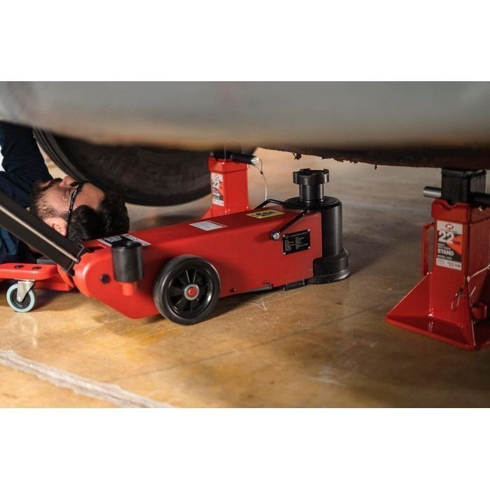 AFF 50-25-Ton 2-Stage Air Hydraulic Axle Jack