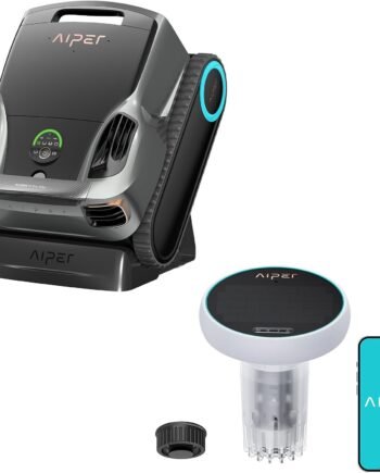 Aiper Scuba X1 Pro Max Pool Cleaner + HydroComm Pro Water Monitor Bundle – Smart Robotic Cleaning & Real-Time Water Quality Control