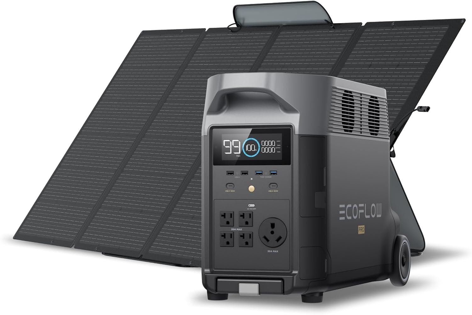 EF ECOFLOW DELTA Pro 3600Wh Portable Power Station – 3600W LiFePO4