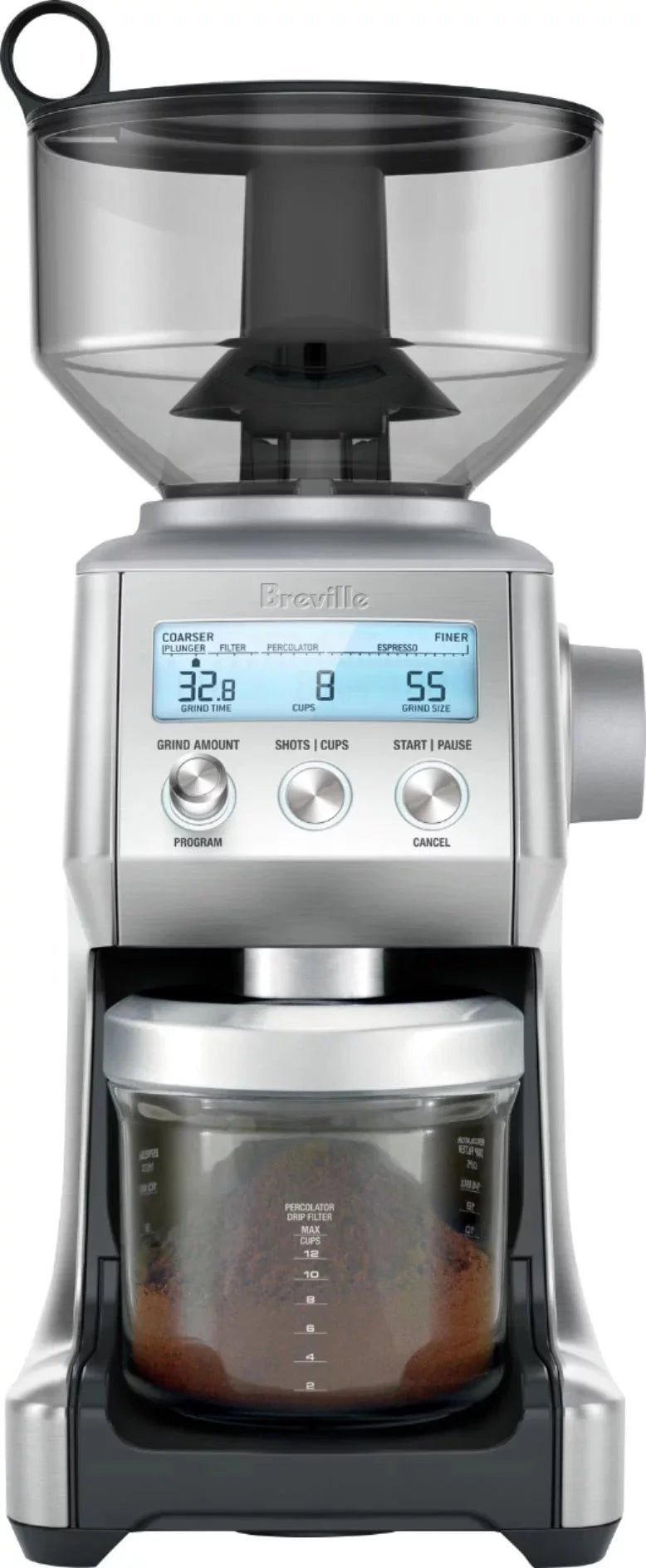 Breville – the Smart Grinder Pro 12-Cup Coffee Grinder – Stainless Steel