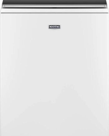 Maytag – 5.3 Cu. Ft. High Efficiency Smart Top Load Washer with Extra Power Button – White