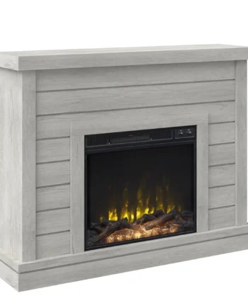 Alaya Wall Mounted Electric Fireplace Sand & Stable Finish