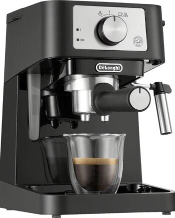 De’Longhi – Stilosa 15 Bar Pump Espresso Machine – Black and Stainless