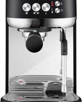 Breville The Bambino Plus Espresso Machine, Black Truffle-BES500BTR1BUS1