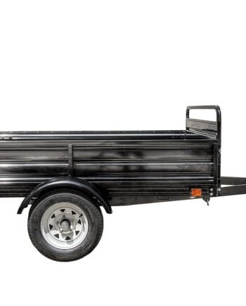 DK2 5-ft x 7-ft Steel Utility Trailer with Ramp Gate ( 1639-lb Capacity ) 2491711