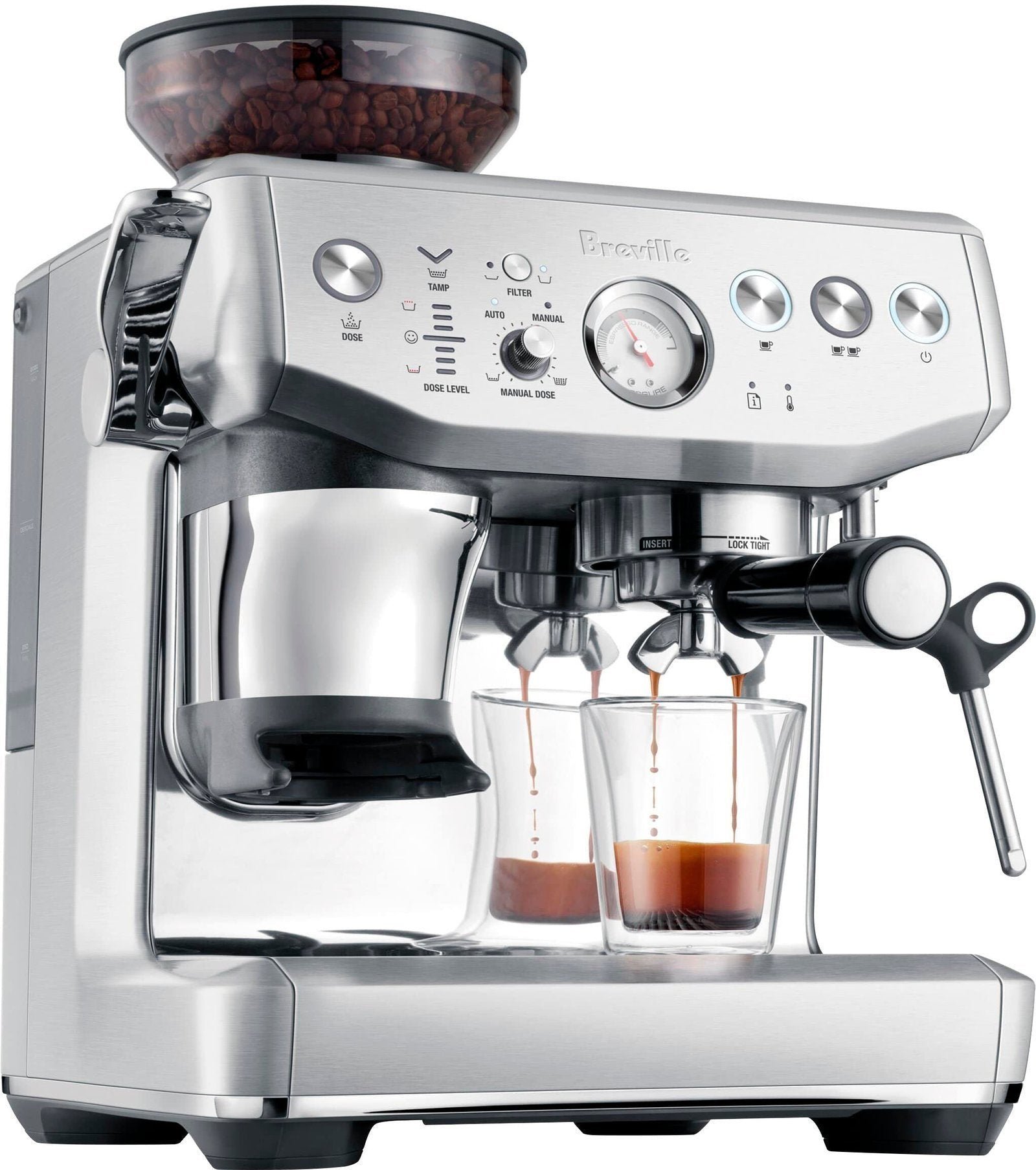 Breville – the Barista Express Impress Espresso Machine – Brushed Stainless Steel