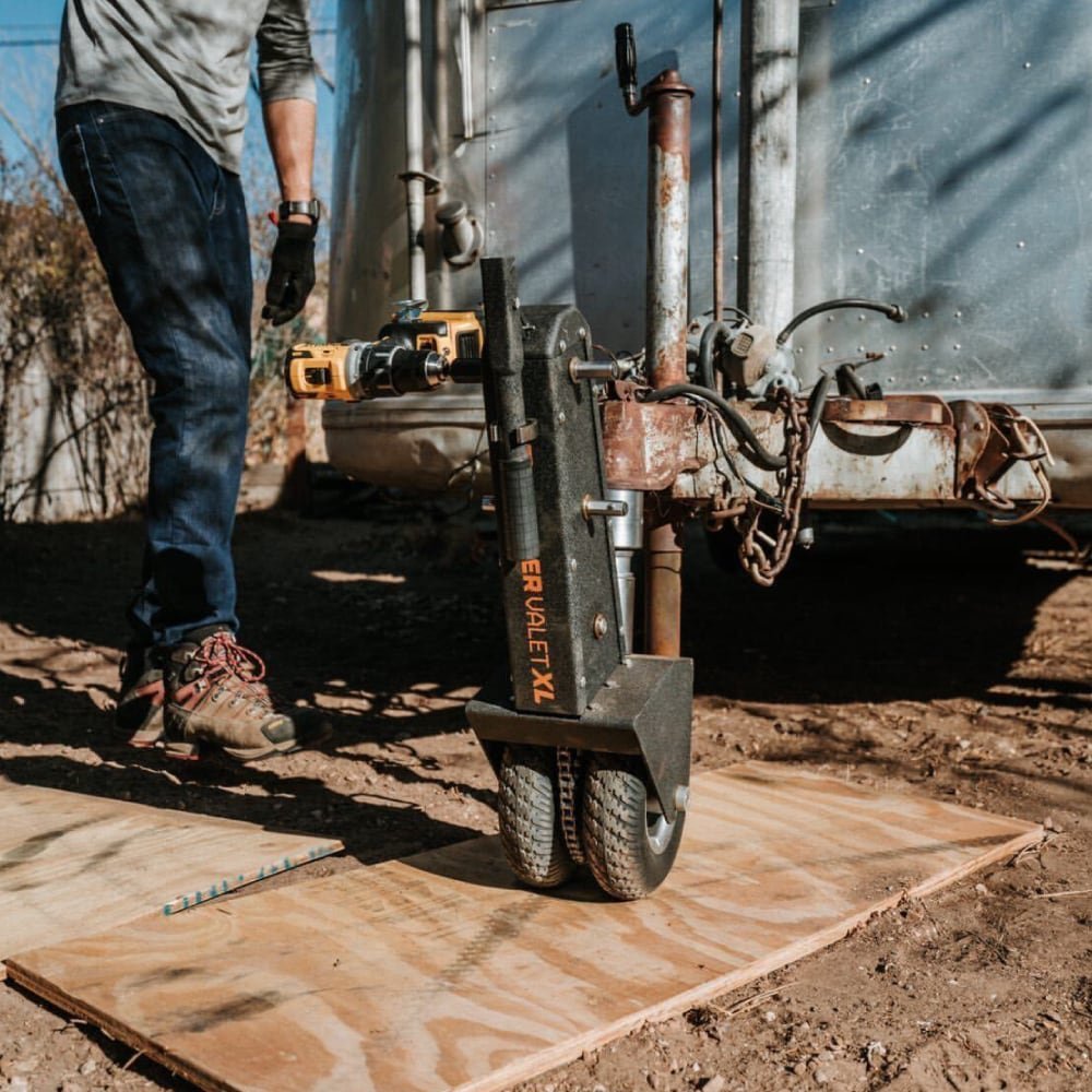 Trailer Valet 10000-lb Capacity Side Wind Trailer Jack TVXL25