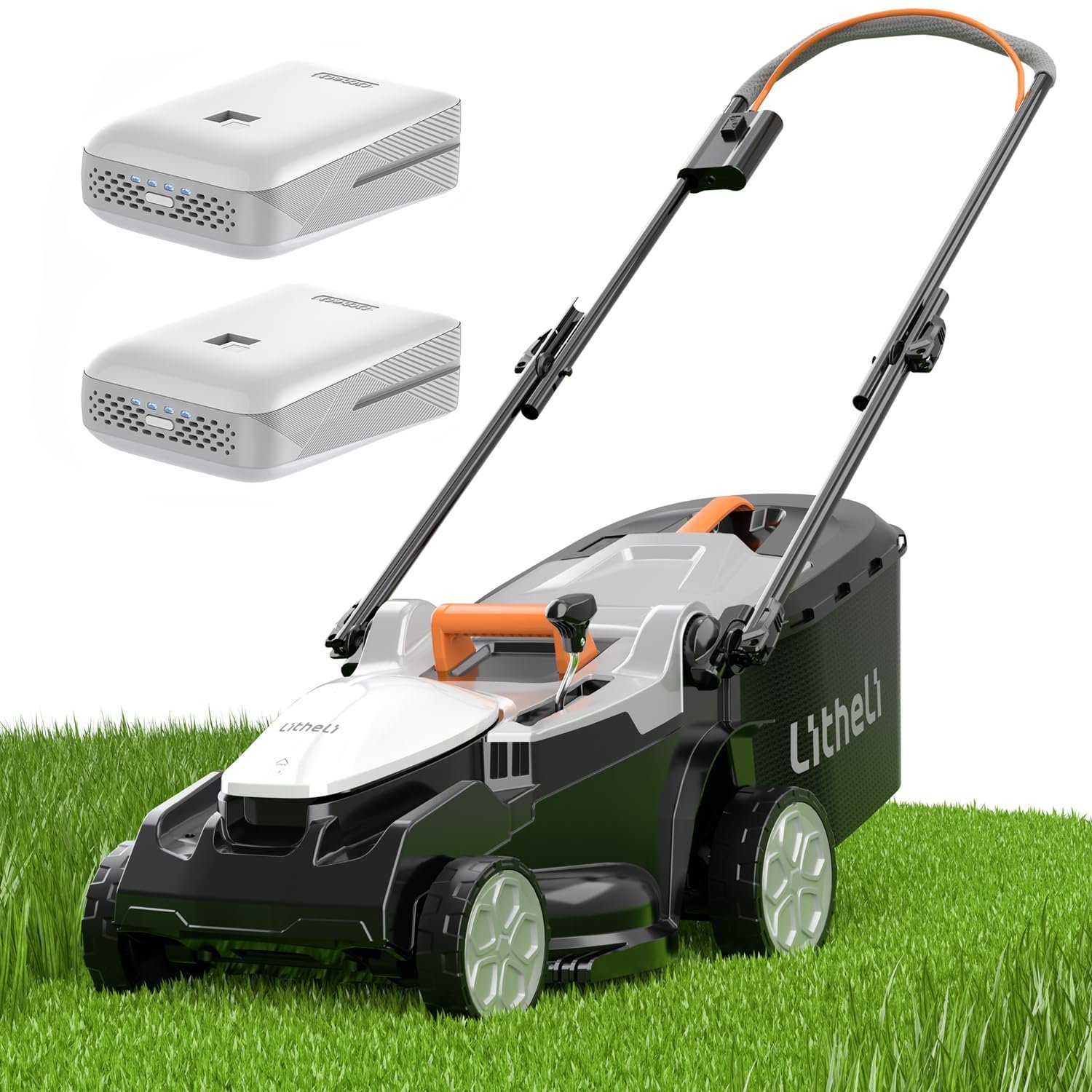 Litheli 13" 20V Cordless Lawn Mower with 4.0Ah Battery