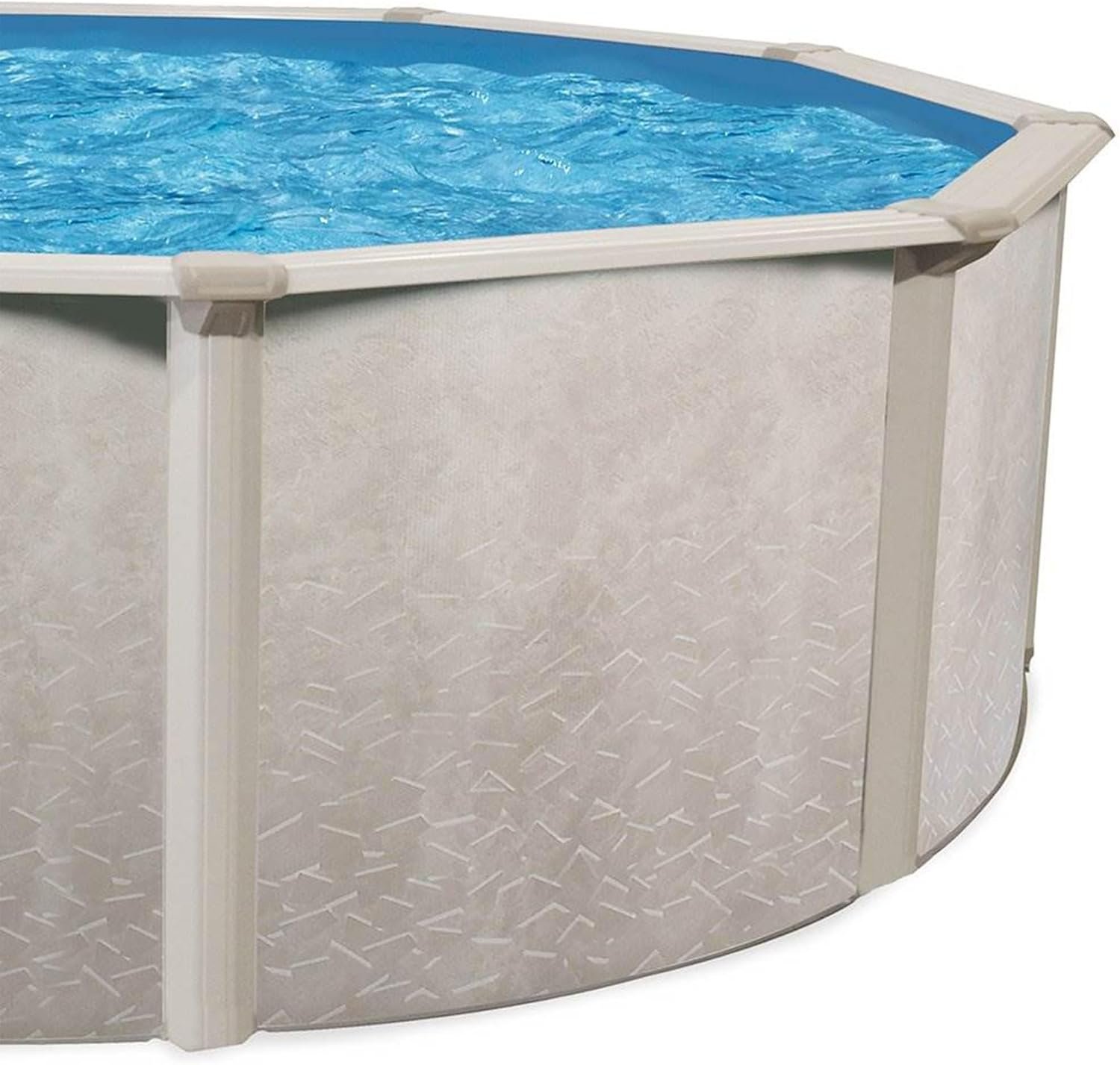 Aquarian 21ft x 52in Round Steel-Frame Above Ground Swimming Pool – Phoenix Series, DIY Outdoor Backyard Pool