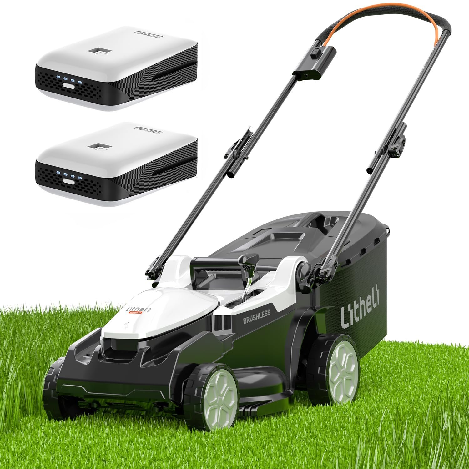 Litheli 13" 20V Cordless Lawn Mower with 4.0Ah Battery