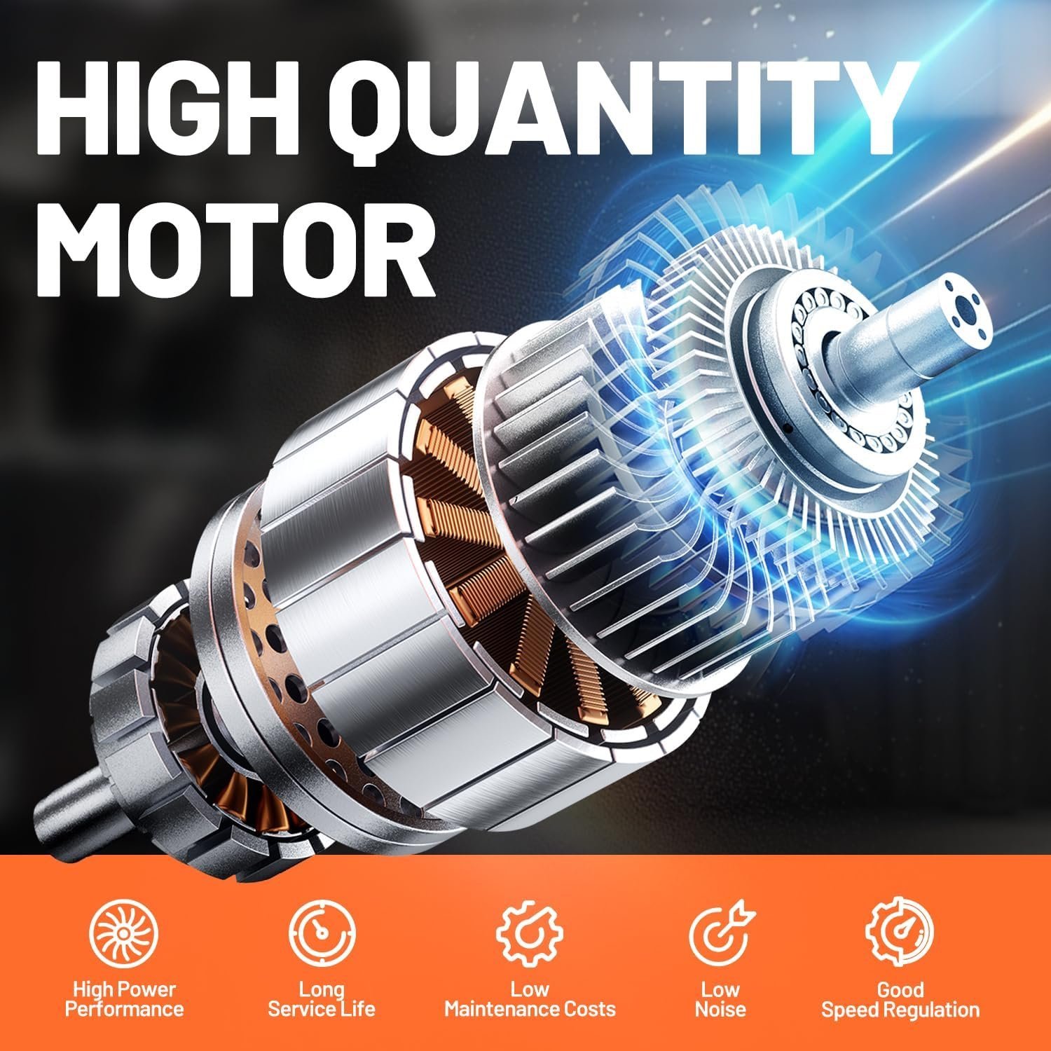 Litheli 13" 20V Cordless Lawn Mower with 4.0Ah Battery