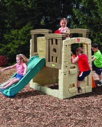 Step2 Naturally Playful Woodland Climber II with Slide, Green