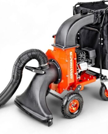 SuperHandy 7HP Gas Leaf Vacuum & Wood Chipper, 10:1 Mulch, 6-Bushel Bag