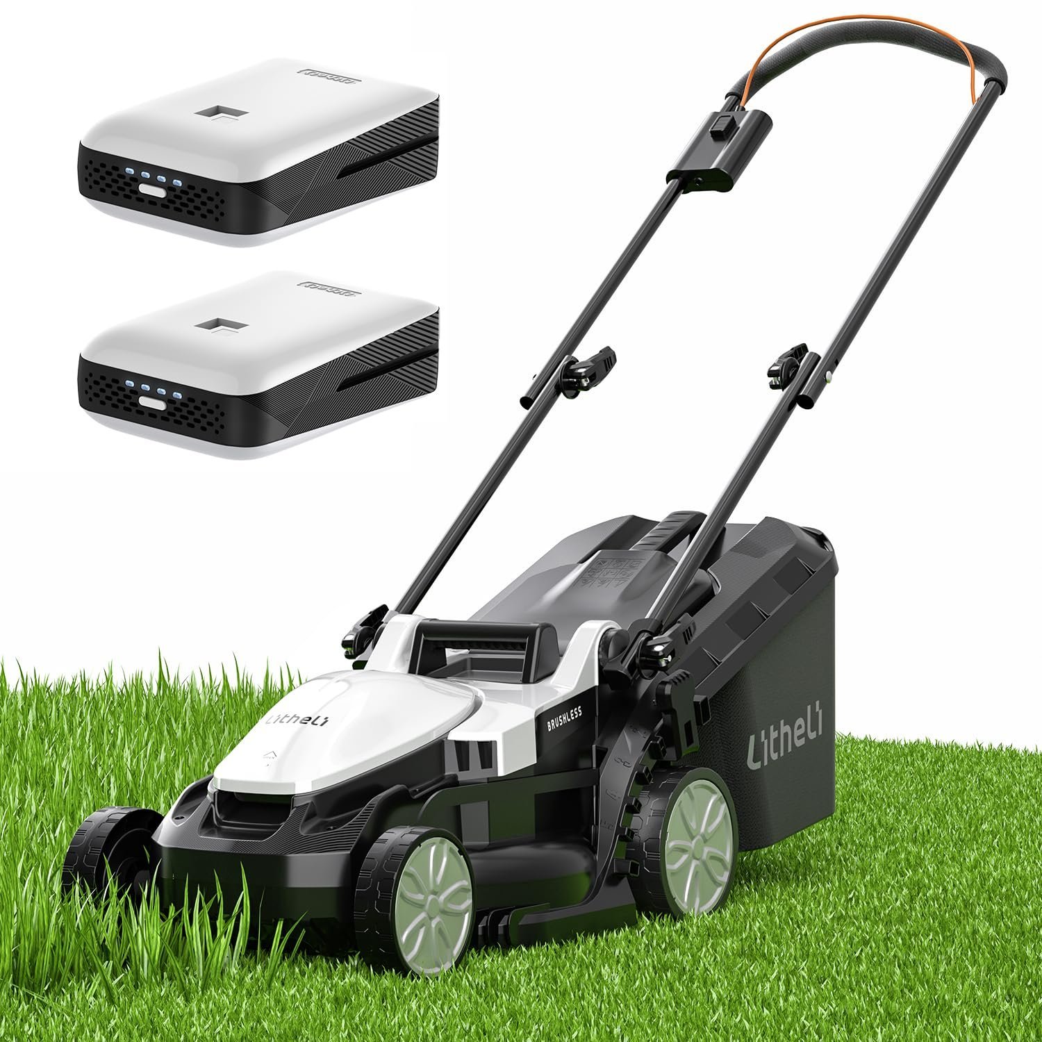 Litheli 13" 20V Cordless Lawn Mower with 4.0Ah Battery